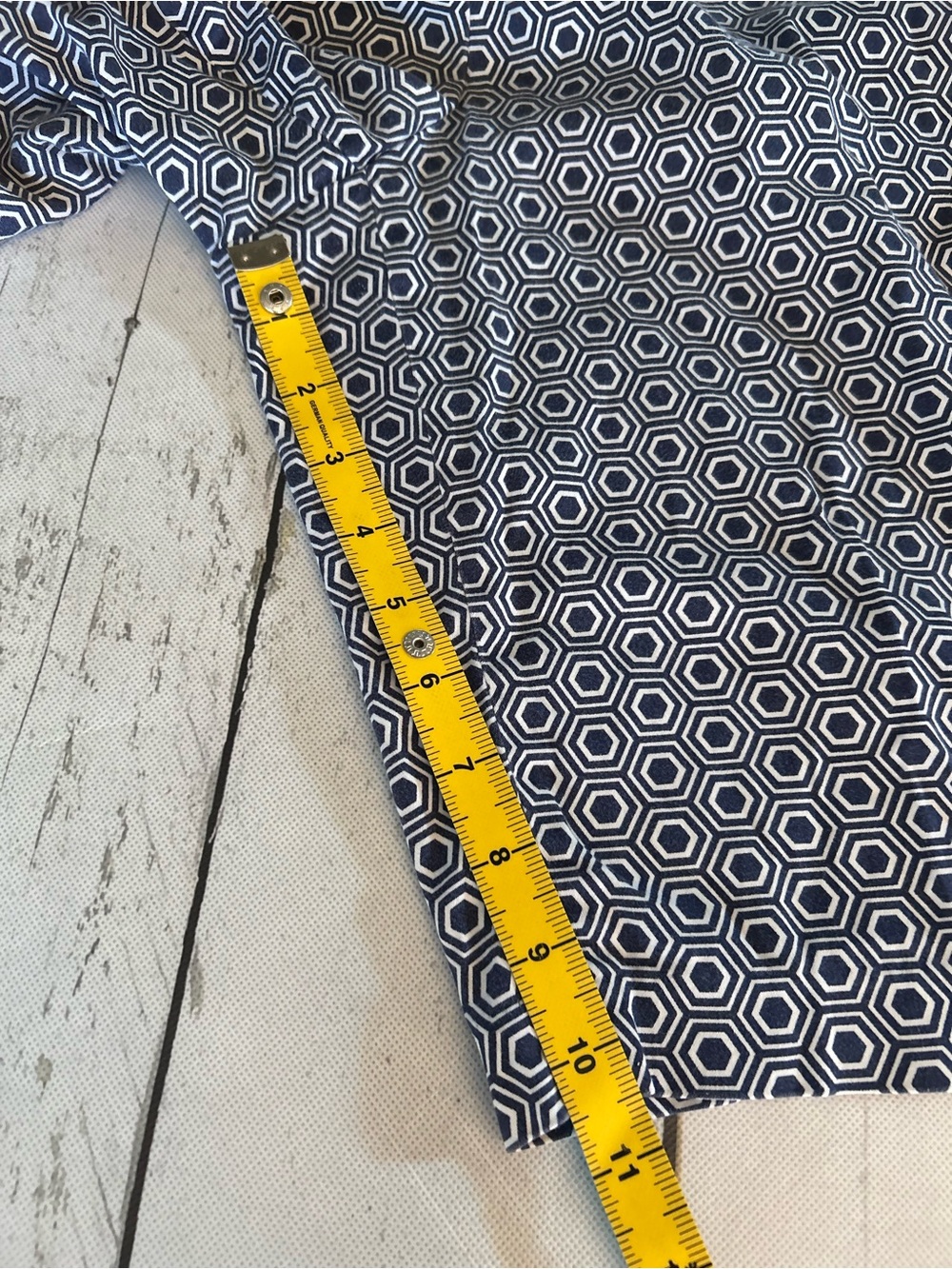 Two Women’s Blue Printed High Rise Shorts and a White/Cream Skort Bundle Sz 12 - Picture 10 of 12